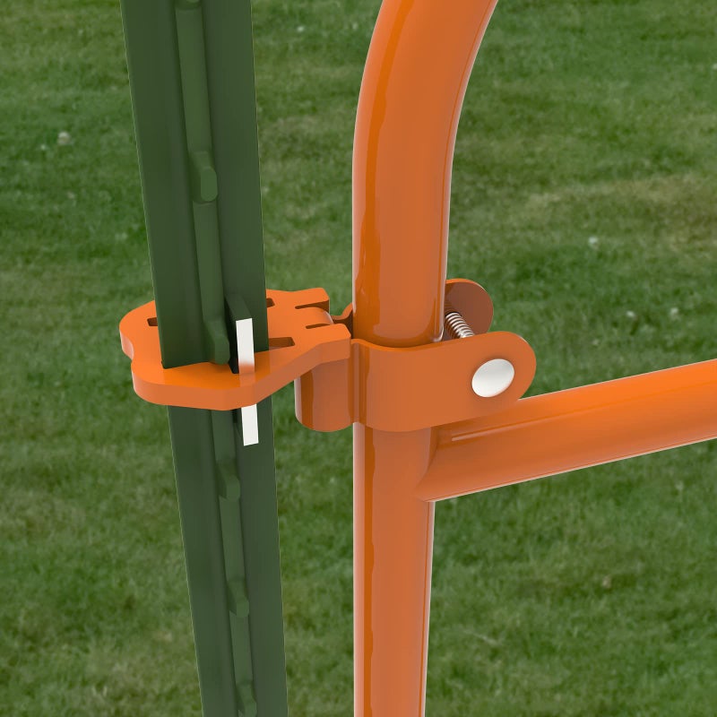Adamoss T-Post Gate Hinge Pins, Hang a gate from a Metal T Post, Easy to Install,Hang a gate of Any Farm or Garden from a Metal T Post - Image 4